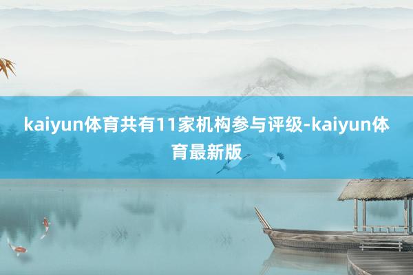kaiyun体育共有11家机构参与评级-kaiyun体育最新版